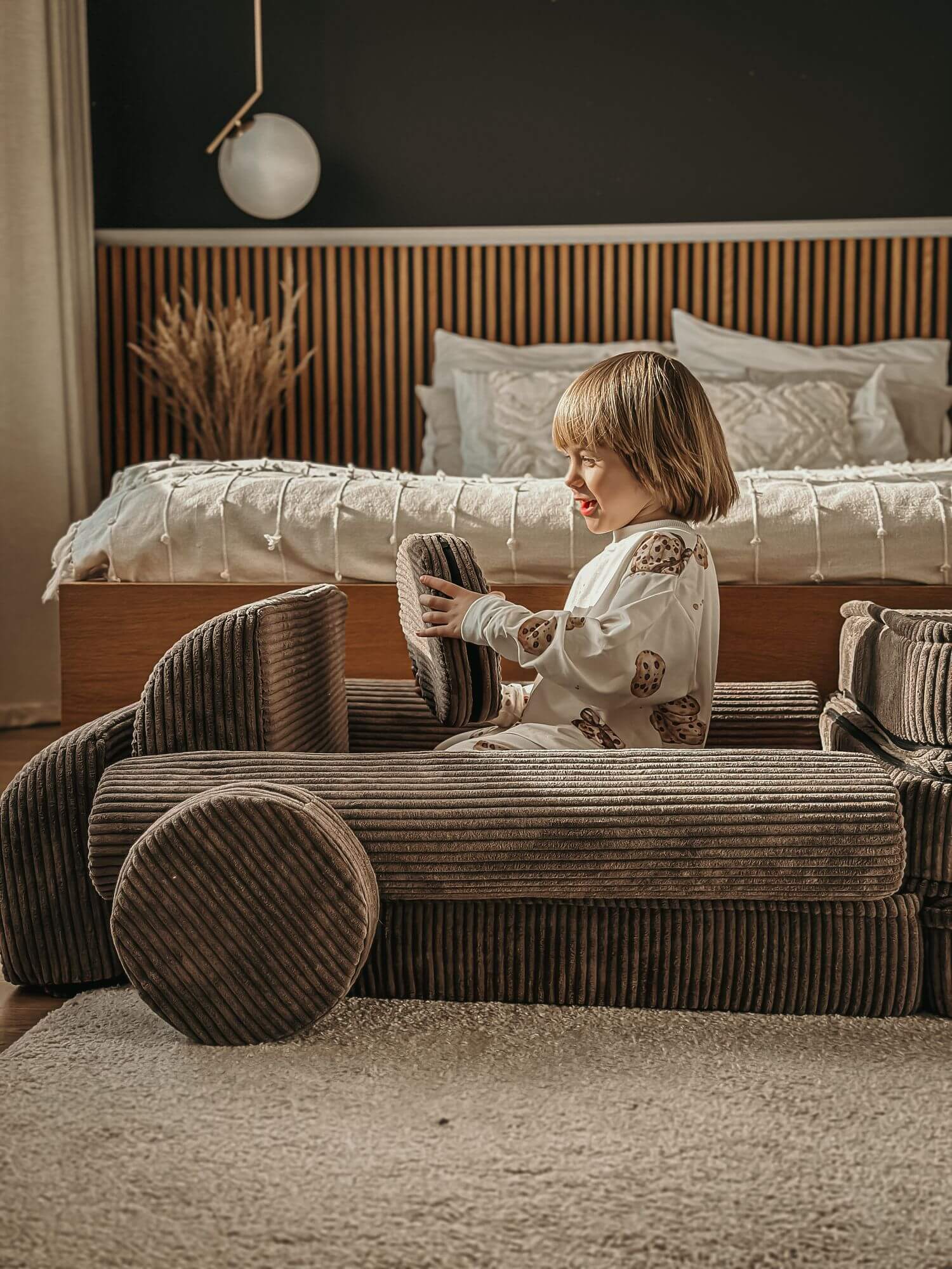 Meowbaby Aesthetic Modułowa Piankowa Sofa dla Dzieci | 10 Elementów