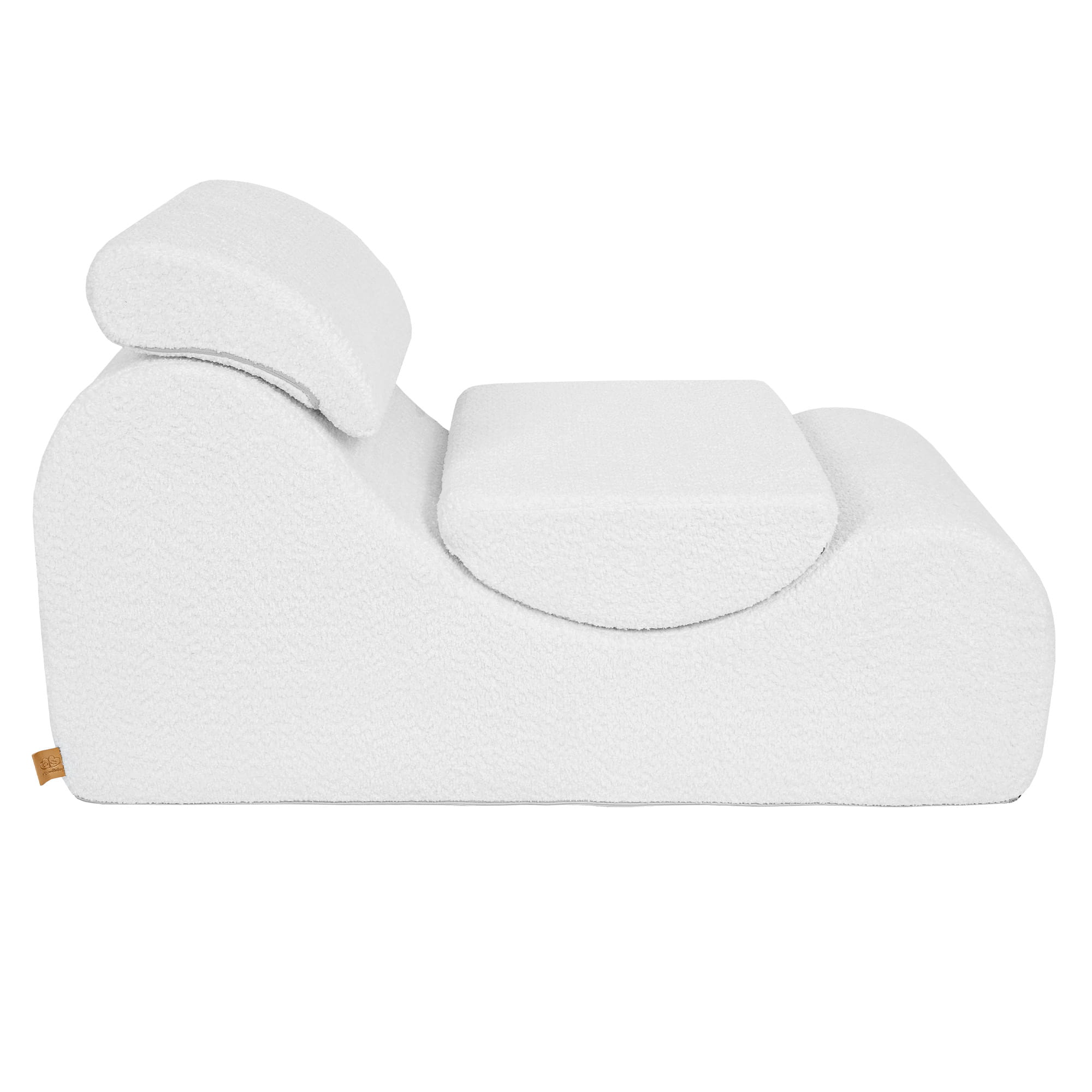 Meowbaby Boucle Wave Lounger - Wygodny Fotel dla Dzieci