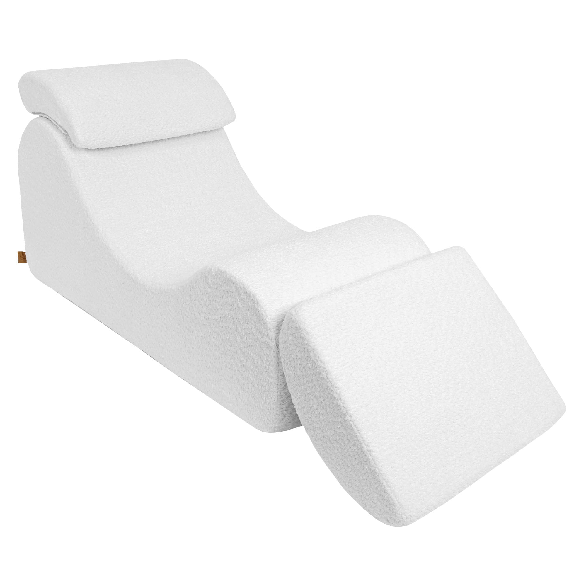 Meowbaby Boucle Wave Lounger - Wygodny Fotel dla Dzieci