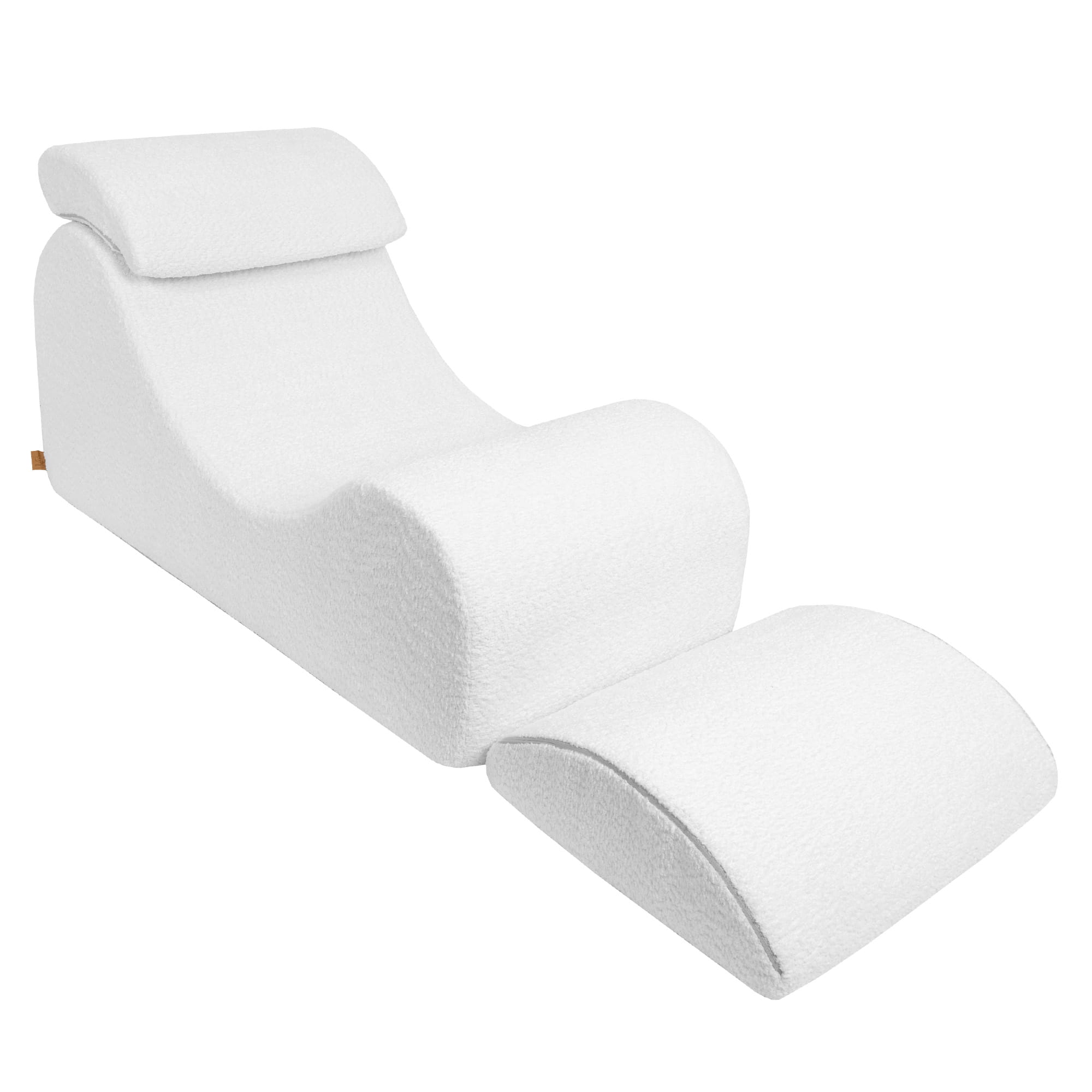Meowbaby Boucle Wave Lounger - Wygodny Fotel dla Dzieci