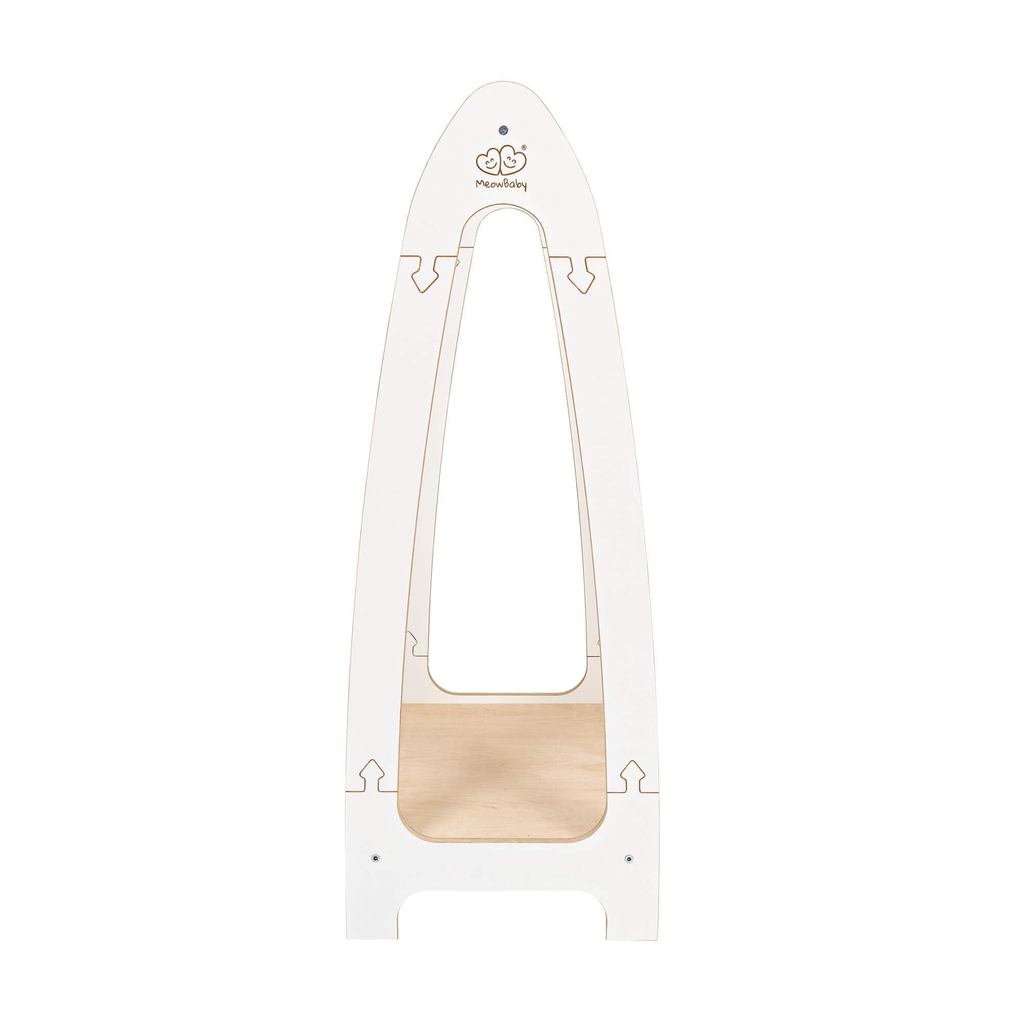 Meowbaby Soft Hanger - Drewniany Wieszak na Ubranka dla Dzieci