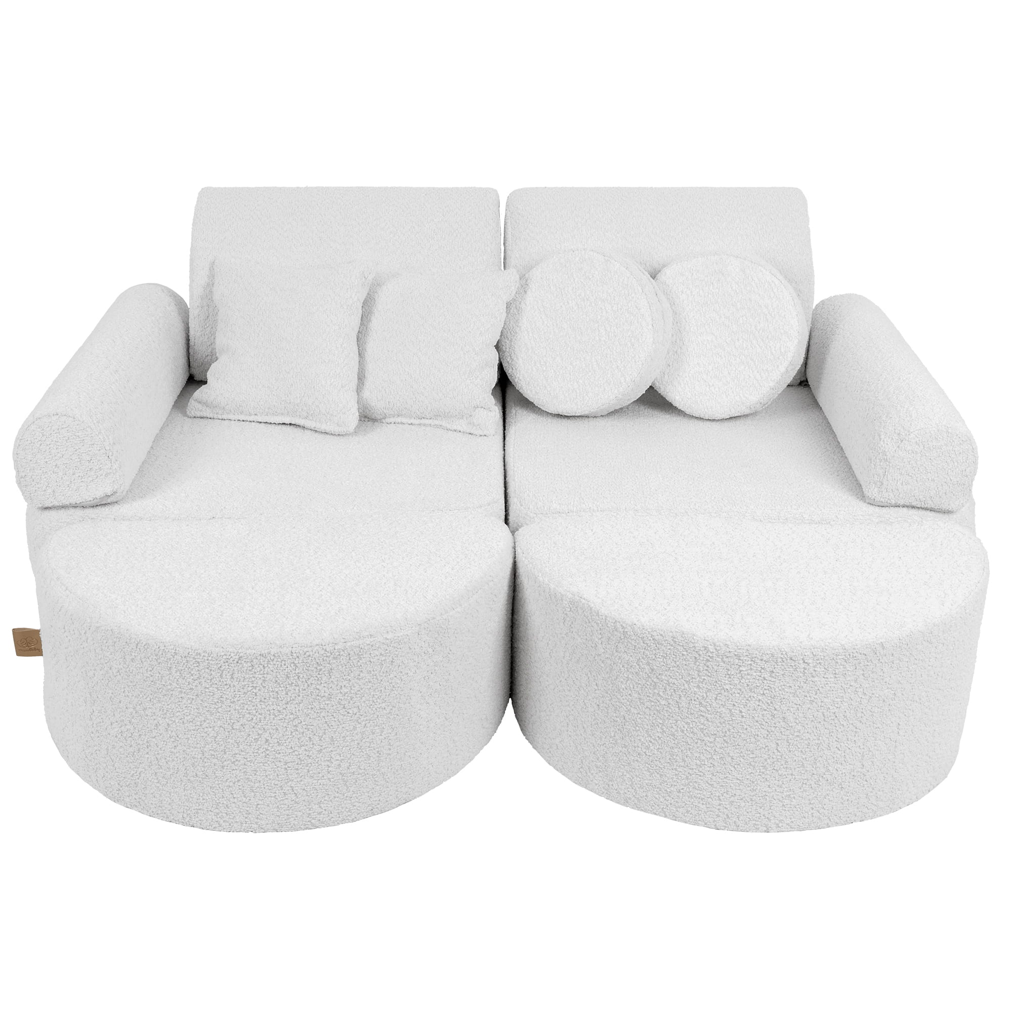 Meowbaby Boucle Sofa Max – Modułowa Sofa Dla Dzieci | 12 Elementów