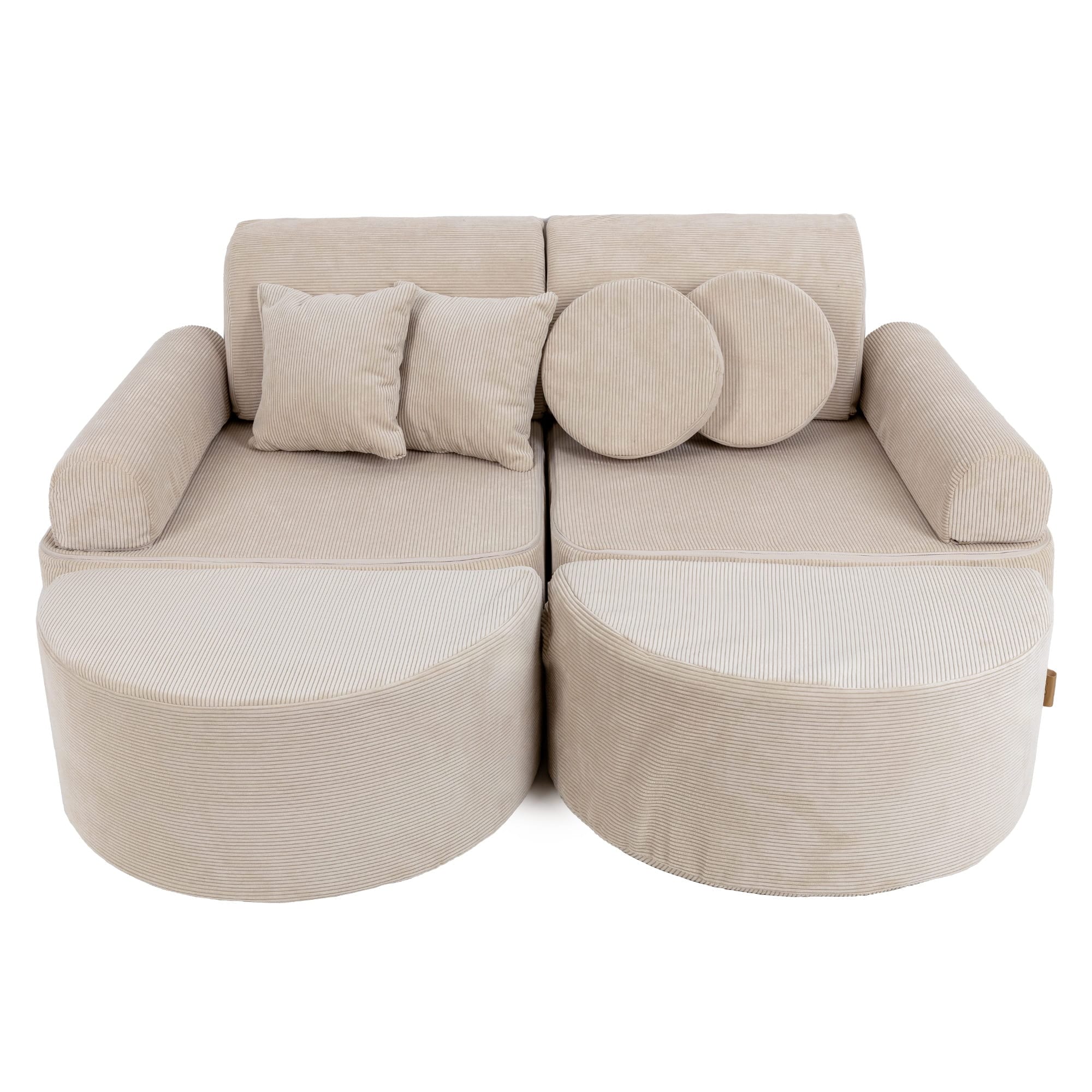 Meowbaby Slimcord Sofa Max – Modułowa Sofa Dla Dzieci | 12 Elementów